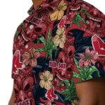 Boston Red Sox Hawaiian Shirt – Hibiscus Tiki Jungle