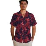 Boston Red Sox Hawaiian Shirt – Monstera Layer