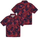 Boston Red Sox Hawaiian Shirt – Monstera Layer