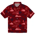 Boston Red Sox Hawaiian Shirt – Palm And Clouds