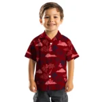 Boston Red Sox Hawaiian Shirt – Palm And Clouds