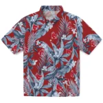 Boston Red Sox Hawaiian Shirt – Palm Leaves