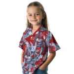 Boston Red Sox Hawaiian Shirt – Palm Leaves
