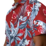 Boston Red Sox Hawaiian Shirt – Palm Leaves