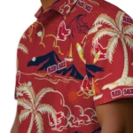 Boston Red Sox Hawaiian Shirt – Palm Tree Island