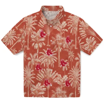 boston red sox palm shadows red hawaiian shirts best selling