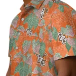 Bowling Green Falcons Hawaiian Shirt – Anthurium Overlay