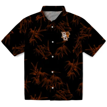 bowling green falcons bamboo branches orange black hawaiian shirts best selling