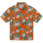 Bowling Green Falcons Hawaiian Shirt – Flamingo and Hibiscus