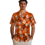 Bowling Green Falcons Hawaiian Shirt – Hibiscus Flower Design