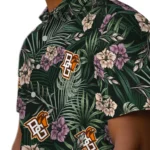 Bowling Green Falcons Hawaiian Shirt – Hibiscus Leaves Pattern