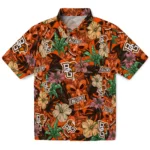 Bowling Green Falcons Hawaiian Shirt – Hibiscus Tiki Jungle