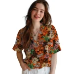 Bowling Green Falcons Hawaiian Shirt – Hibiscus Tiki Jungle