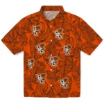 Bowling Green Falcons Hawaiian Shirt – Leaf Outline