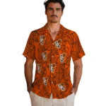Bowling Green Falcons Hawaiian Shirt – Leaf Outline