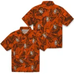 Bowling Green Falcons Hawaiian Shirt – Monstera Layer