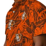Bowling Green Falcons Hawaiian Shirt – Monstera Layer