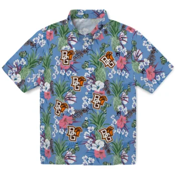 bowling green falcons pineapple bouquet best sky blue hawaiian shirts best selling