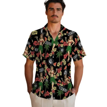 brooklyn nets hawaiian girls design black hawaiian shirts fashion forward