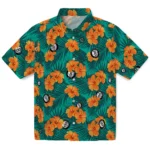 Brooklyn Nets Hawaiian Shirt – Hibiscus and Palm Leaves