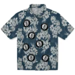 Brooklyn Nets Hawaiian Shirt – Hibiscus Flowers