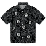 Brooklyn Nets Hawaiian Shirt – Leaf Outline