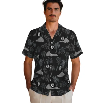 brooklyn nets palm and clouds black hawaiian shirts fashion forward