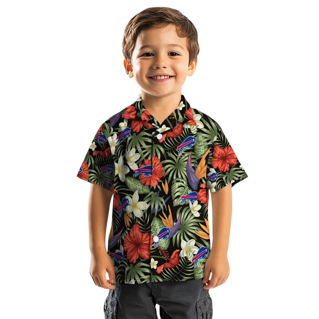 Buffalo Bills Hawaiian Shirt - Hawaii Floral Hibiscus buffalo bills hibiscus bird hawaiian shirts top rated