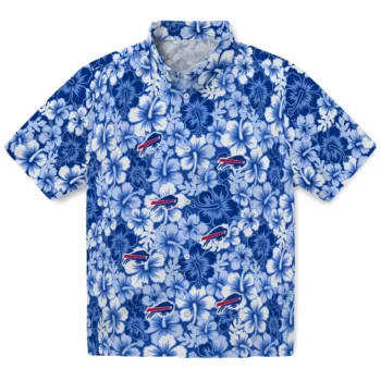 buffalo bills hibiscus blooms blue hawaiian shirts best selling