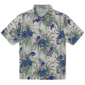 buffalo bills hibiscus designs beige hawaiian shirts best selling