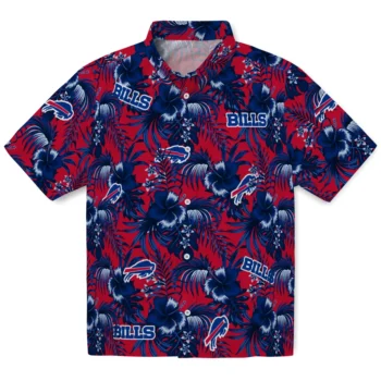 buffalo bills hibiscus exotic blue hawaiian shirts best selling