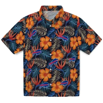 buffalo bills hibiscus foliage hawaiian shirts best selling
