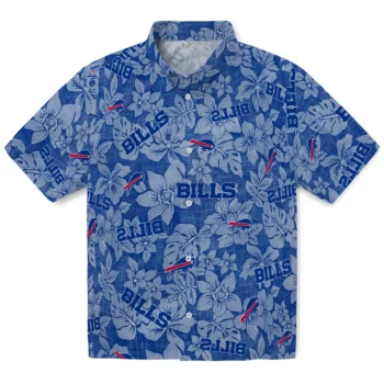 buffalo bills hibiscus oasis blue hawaiian shirts best selling