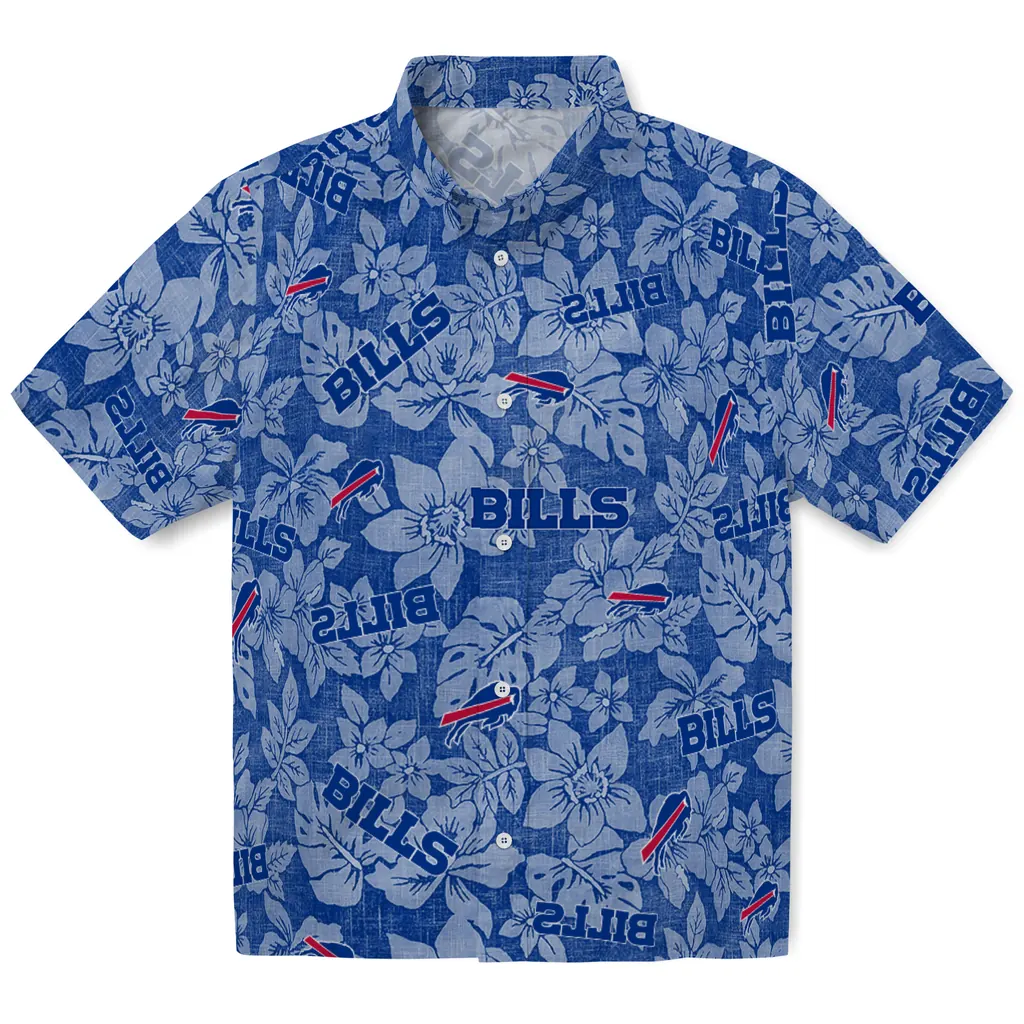Buffalo Bills Hawaiian Shirt - Hibiscus Oasis buffalo bills hibiscus oasis blue hawaiian shirts best selling