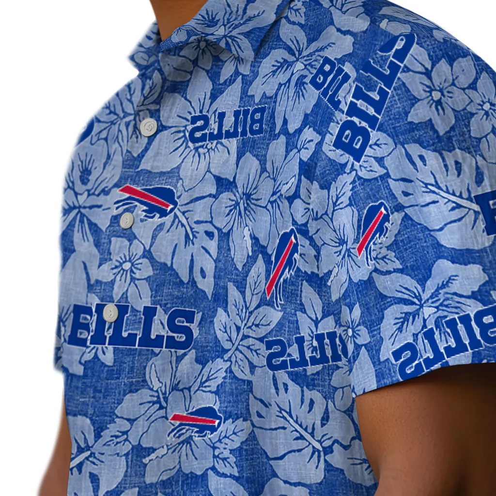 Buffalo Bills Hawaiian Shirt - Hibiscus Oasis buffalo bills hibiscus oasis blue hawaiian shirts trendy