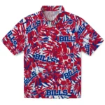 Buffalo Bills Hawaiian Shirt – Hibiscus Overlay