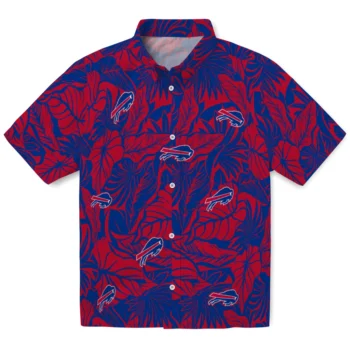 buffalo bills monstera layer blue hawaiian shirts best selling