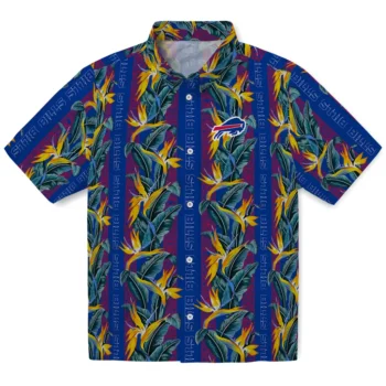 buffalo bills paradise vines blue hawaiian shirts best selling