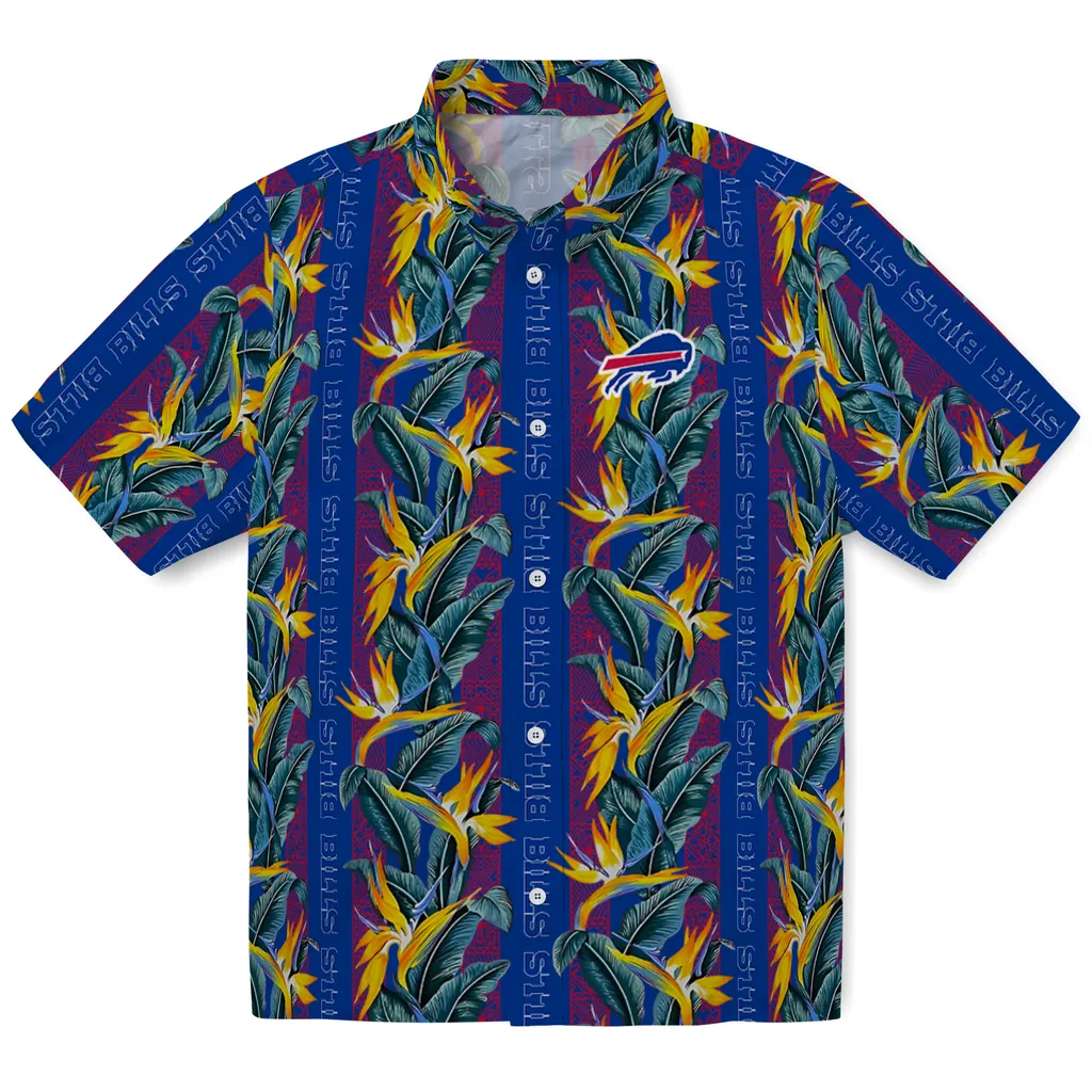 Buffalo Bills Hawaiian Shirt - Paradise Vines buffalo bills paradise vines blue hawaiian shirts best selling