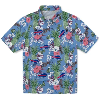 buffalo bills pineapple bouquet best sky blue hawaiian shirts best selling
