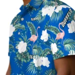 Buffalo Bulls Hawaiian Shirt – Flamingo and Hibiscus