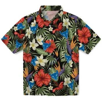 buffalo bulls hibiscus bird hawaiian shirts best selling