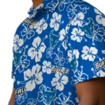 Buffalo Bulls Hawaiian Shirt – Hibiscus Flower Design