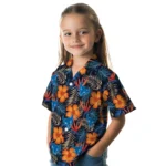 Buffalo Bulls Hawaiian Shirt – Hibiscus Foliage