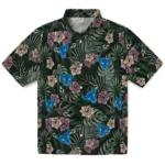 Buffalo Bulls Hawaiian Shirt – Hibiscus Leaves Pattern