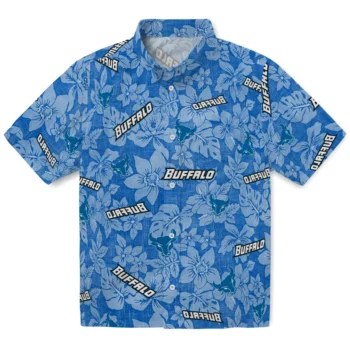 buffalo bulls hibiscus oasis royal blue hawaiian shirts best selling