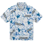 Buffalo Bulls Hawaiian Shirt – Hibiscus Overlay