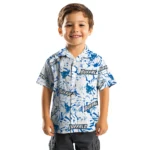 Buffalo Bulls Hawaiian Shirt – Hibiscus Overlay