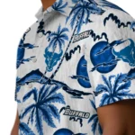 Buffalo Bulls Hawaiian Shirt – Palm Sunset