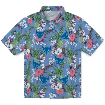 buffalo bulls pineapple bouquet best sky blue hawaiian shirts best selling